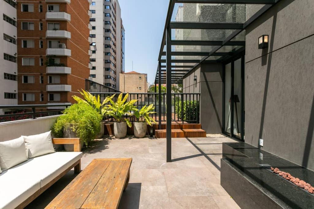Apartamento De 1 Dormitorio No Coracao De Pinheiros Сао Паоло Екстериор снимка